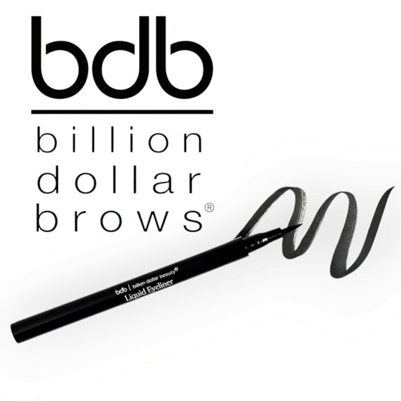 BILLION DOLLAR BROWS Liquid Eyeliner in Black - Picture 1 of 8